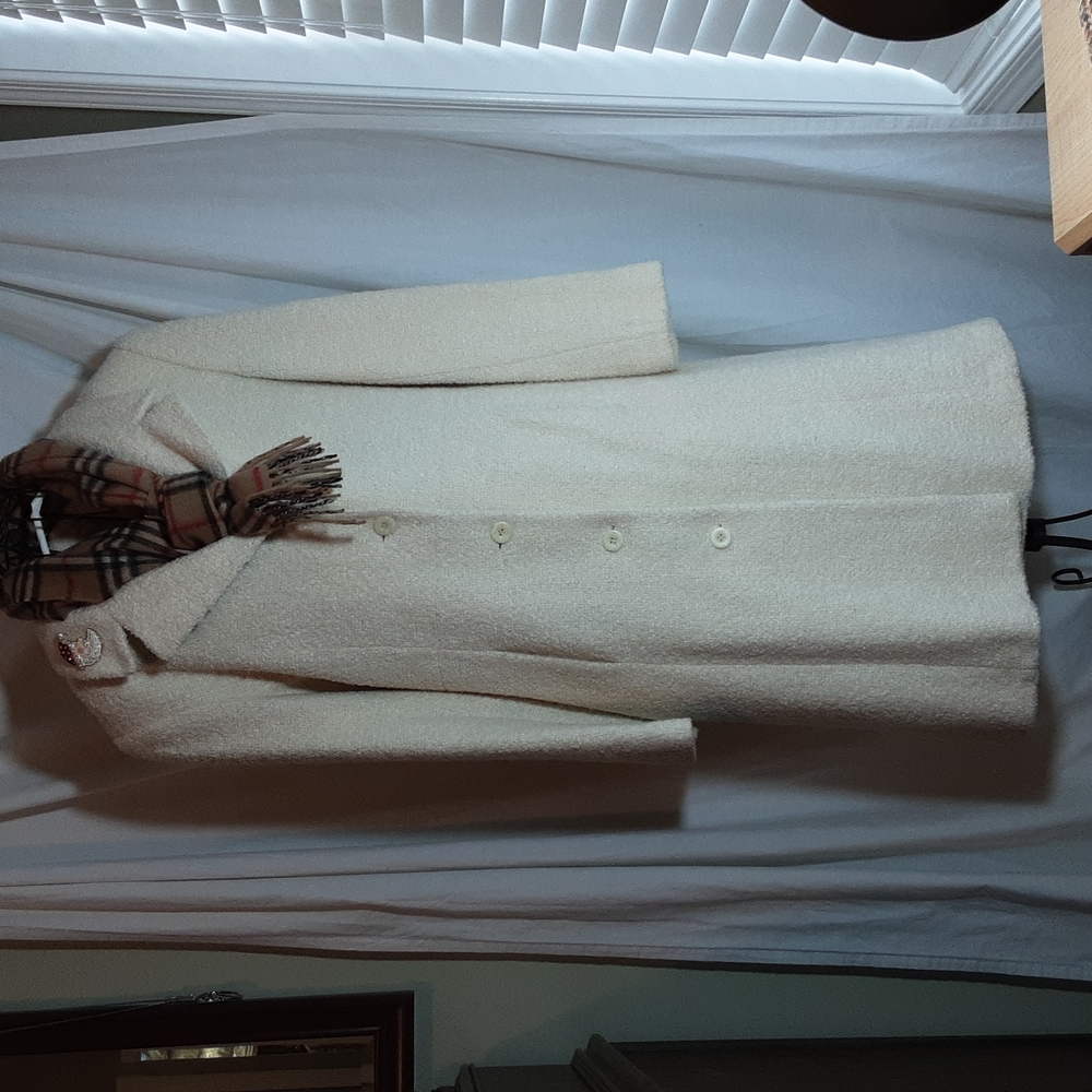 Lined winter dress coat